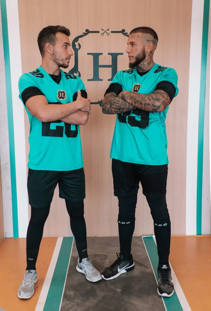 Martín Salwe y alexander Caniggia