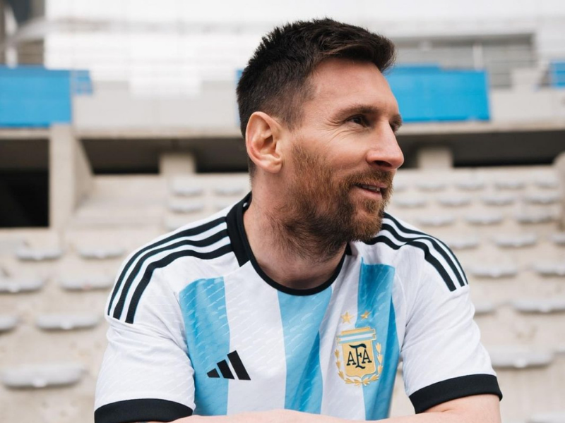 MESSI Camiseta Selección Argentina Edición Final Mundial Qatar 2022 Versión  Jugador