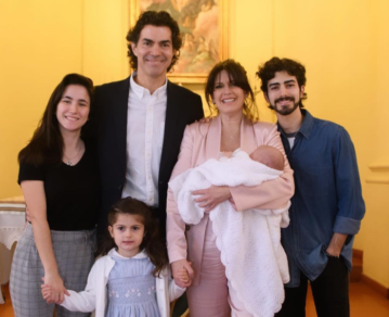 Las fotos de la intimidad del bautismo de Julia, la hija de Isabel Macedo y Juan Manuel Urtubey
