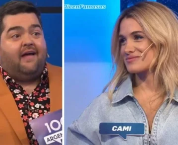Darío Barassi y Camila Homs en 100 argentinos dicen