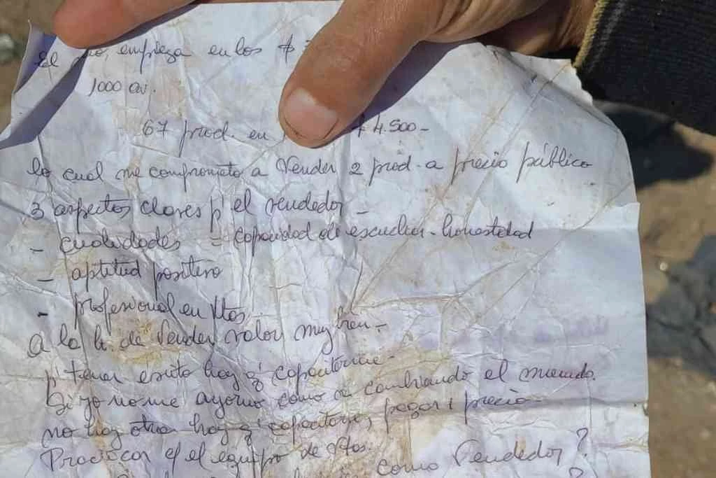 Apareció una carta que aporta una nueva hipótesis sobre el origen de los dólares encontrados en el basural de Las Parejas.