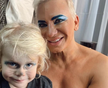 Flavio Mendoza y su hijo Dionisio