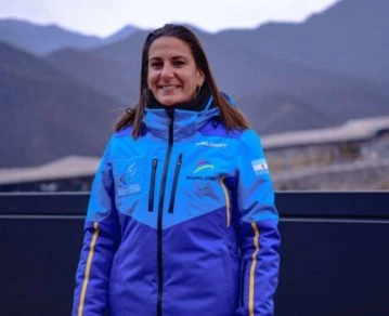 Estafania Carluccio, deporte, esquí