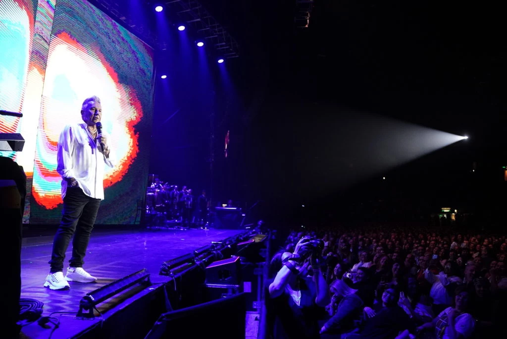 Ricardo Montaner brilló en el Luna Park.