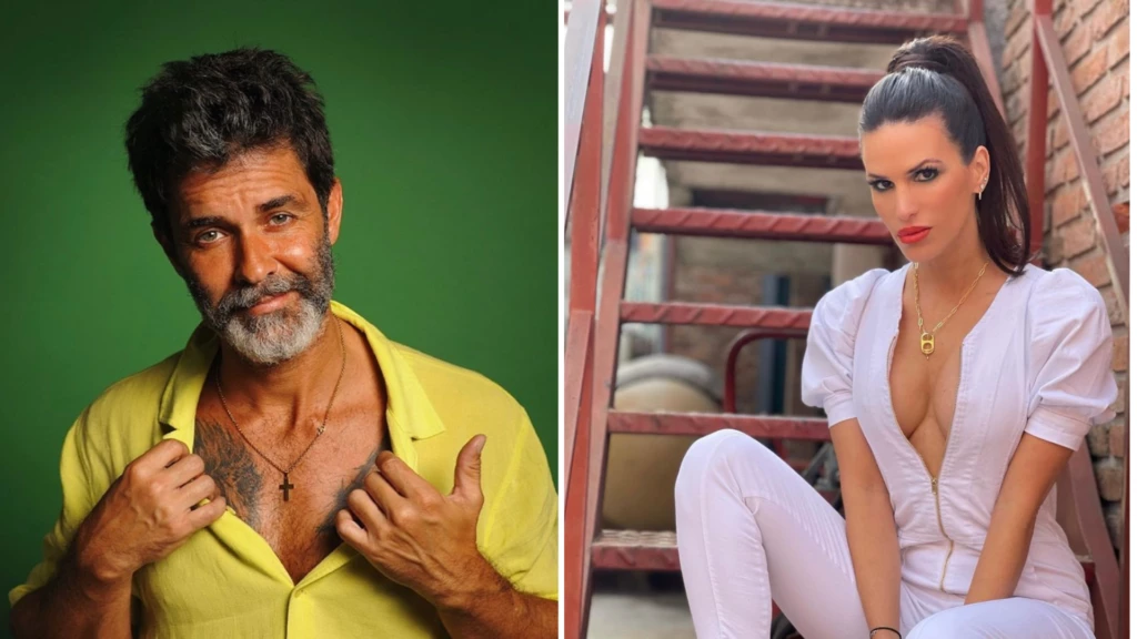 Mariano Martínez y Carolina Molinari. 