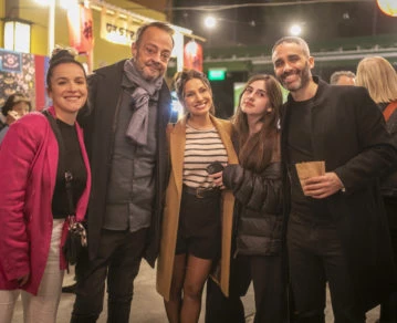 Sofía Pachano, Cabito, Tefi Russo, Mimi (hija de Tefi), Pollo Alvarez