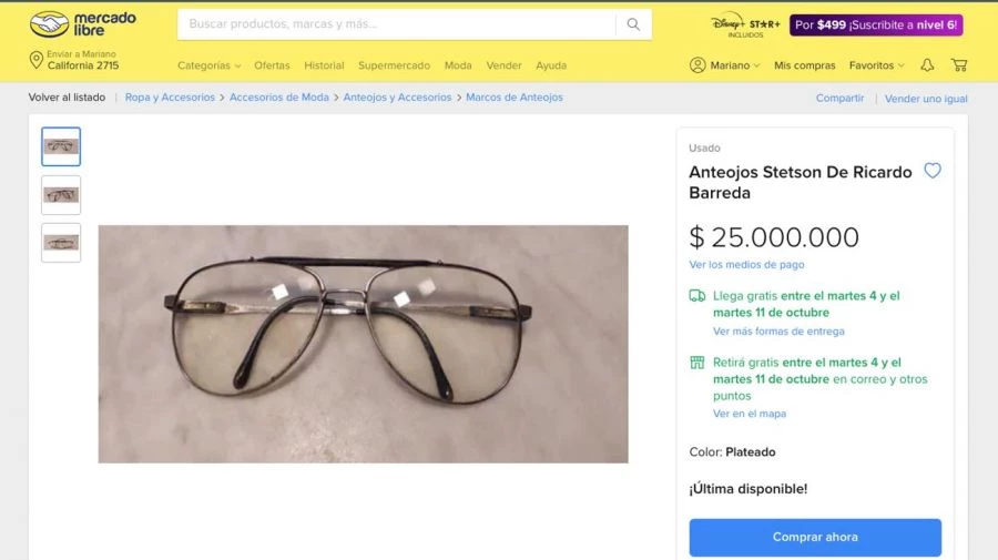 Estos son los lentes de Barreda.
