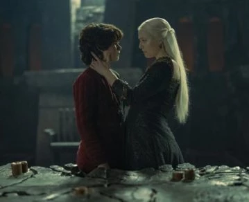 Lucerys y Rhaenyra, en House of Dragon