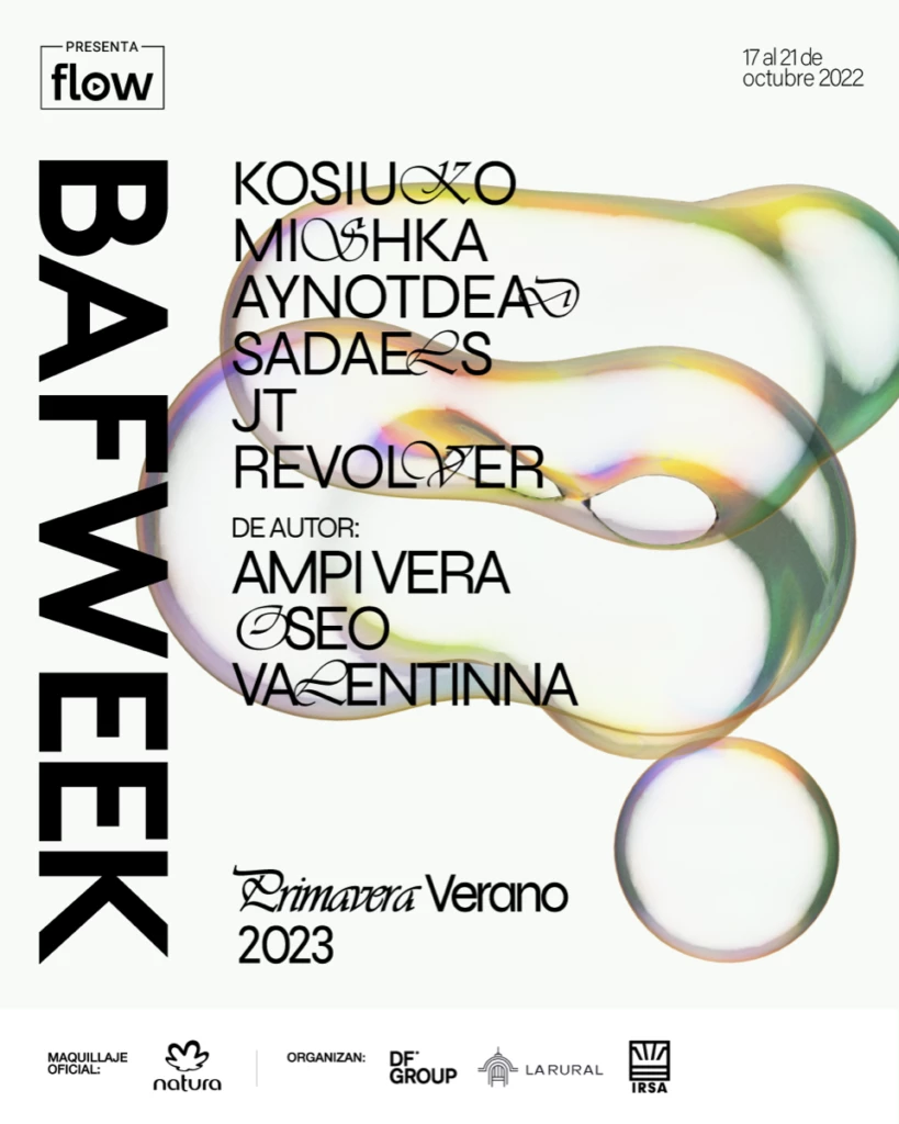 BAFWEEK Primavera/verano 2023. 
