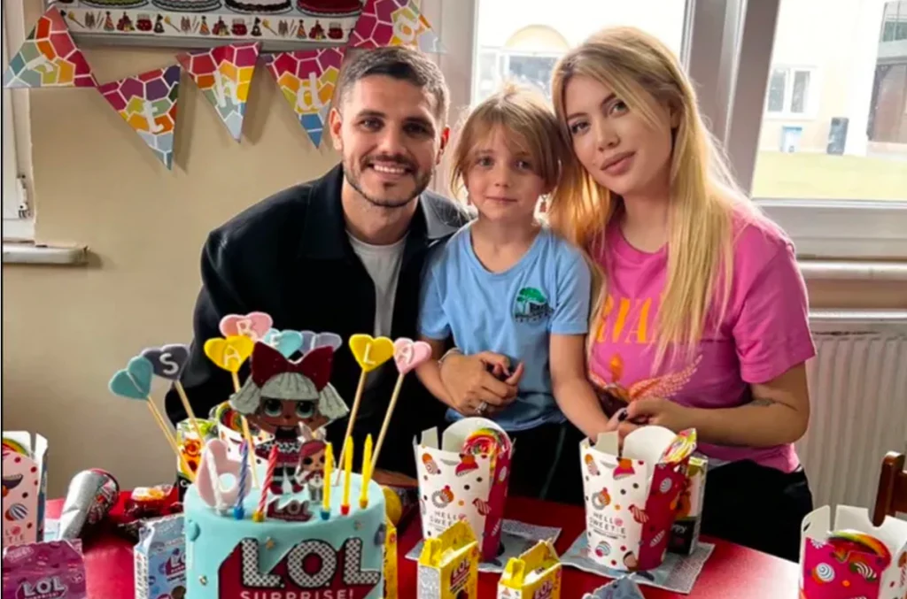 La foto de mauro Icardi y Wanda Nara. 