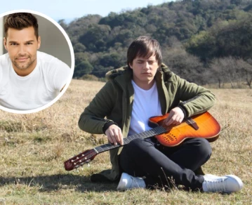 Nahuel Pennisi y Ricky Martin