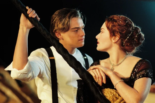 Leo DiCaprio y Kate Winslet en Titanic
