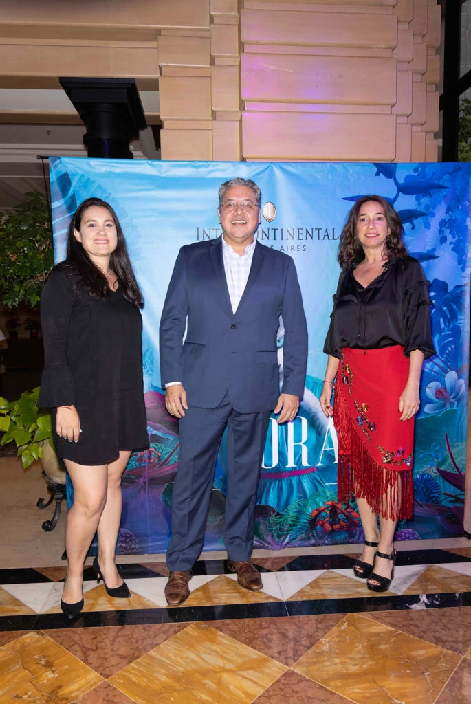 Mercedes Bárbara, Directora General de Colectividades del Gobierno de la Ciudad Autónoma de Buenos Aires, Ariel Blufstein y Pamela Malewicz, Subsecretaria de Derechos Humanos y Pluralismo Cultural del Gobierno de la Ciudad Autónoma de Buenos Aires