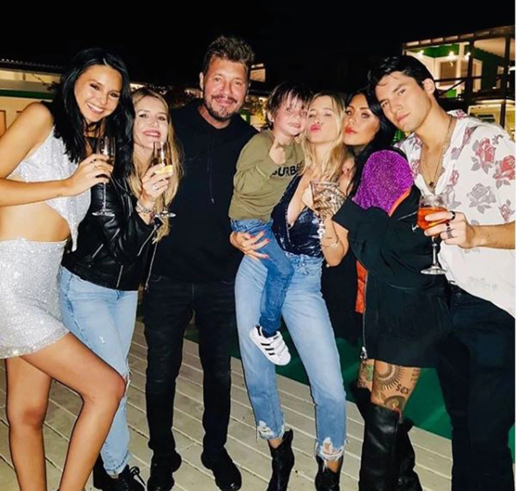 Familia Tinelli. Fotos redes sociales.