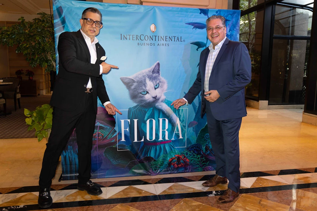 Nelson D'Lima, Gerente General del Hotel Intercontinental y Ariel Blufstein