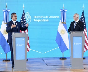 Sergio Massa y Marc Stanley