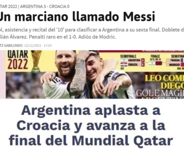 Argentina a la final de Qatar 2022: así lo contó la prensa internacional