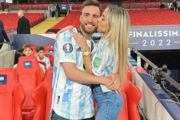 Nicolás Tagliafico y Caro Calvagni celebrarán su fiesta de bodas un año después