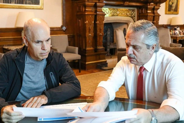 Coparticipación, disputas entre Horacio Rodiguez Larreta y Alberto Fernandez.