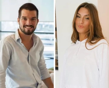 Lola Latorre y su novio Felipe Osanna