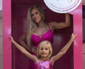 Luciana Salazar festejando el cumpleaños número 5 de su hija Matilda