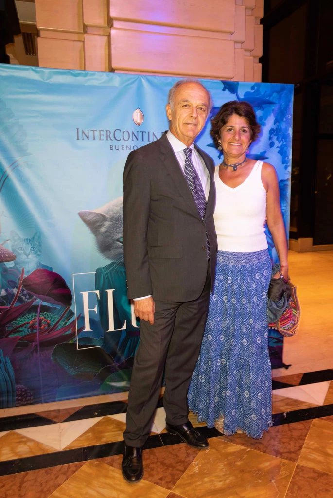 José Frederico Ludovice, Embajador de Portugal en Argentina, junto a su esposa, Isabel Ludovice
