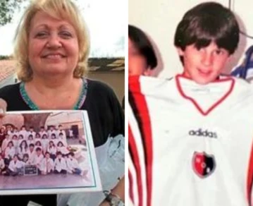 Mónica Dómina fue la maestra de Lionel Messi