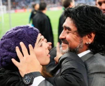 Dalma y Diego Maradona