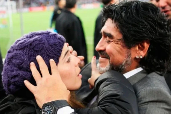 Dalma y Diego Maradona