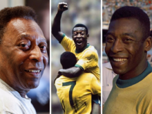 Pelé, uno de los mejores futbolistas y leyenda brasilera.