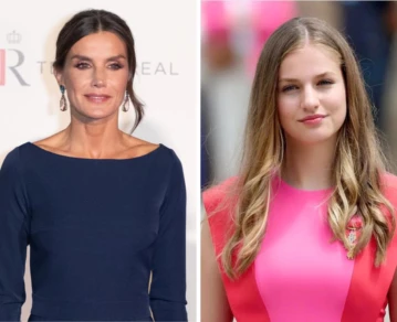 reina letizia y la princesa leonor