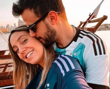 Diego Leuco y Sofía Martínez muy enamorados