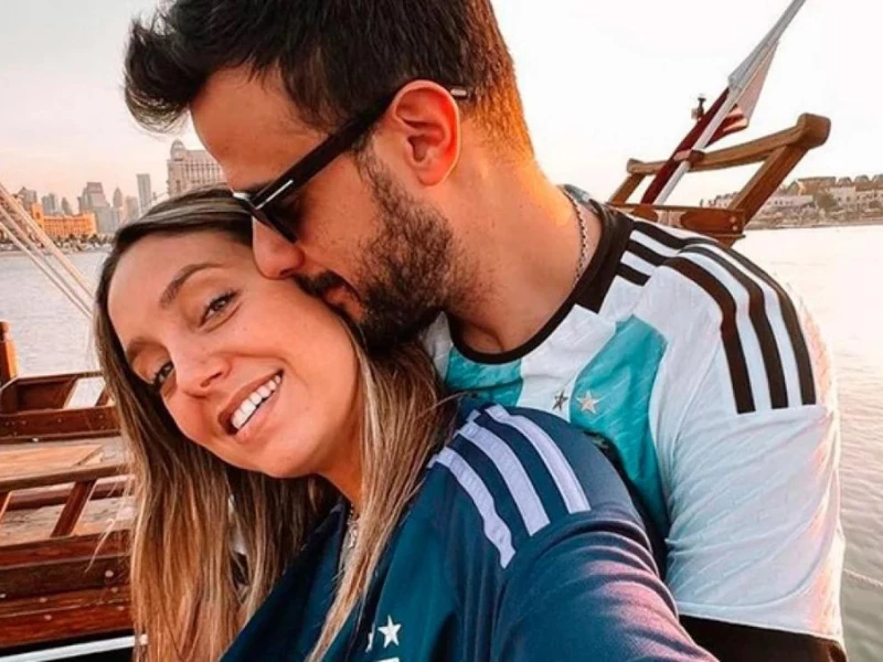 Diego Leuco y Sofía Martínez muy enamorados