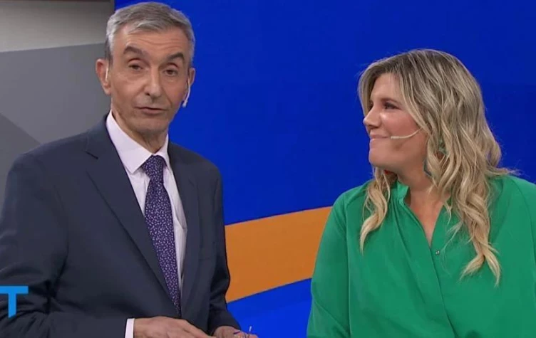 Nelson Castro y Dominique Metzger. Foto captura de pantalla.