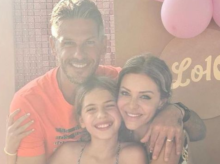 Evangelina Anderson se emocionó en el cumpleaños de su hija Lola: "Es el primero en Argentina"