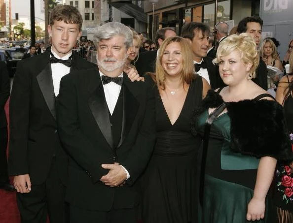 George Lucas junto a sus sus hijos. Foto archivo