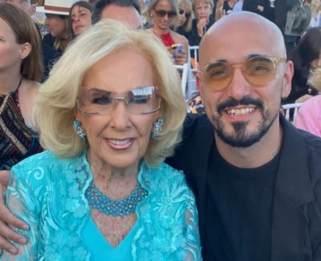 Mirtha Legrand se encontró con Abel Pintos en Mar del Plata