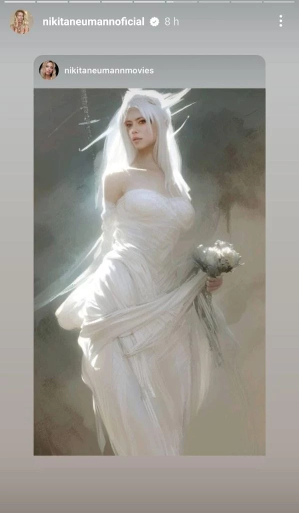 Nicole Neumman mostró posibles vestidos de casamiento