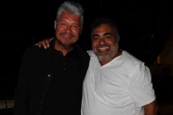 Tinelli fue a ver a Roberto Moldavsky en Punta del Este