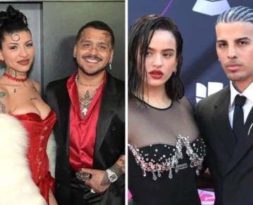 Cazzu y Christian Nodal pasaron Año Nuevo con Rosalía y Rauw Alejandro