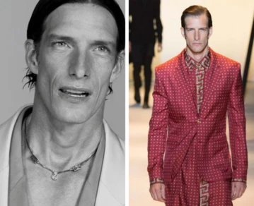 Ivan de Pineda volvió a ser parte de una campaña de Versace