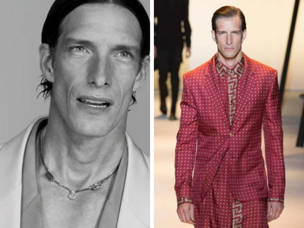 Ivan de Pineda volvió a ser parte de una campaña de Versace