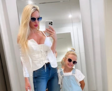 luciana salazar y matilda matchearon sus looks