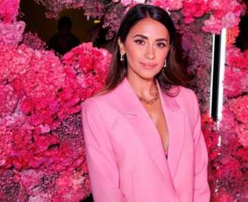 El look total pink de Antonela Roccuzzo que revolucionó París
