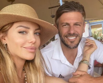 Evangelina Anderson y Martín Demichelis