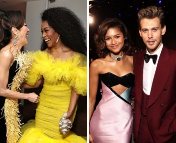 Michelle Yeoh, Angela Basset, Austin Buttler y Zendaya, en la alfombra roja de los Premios SAG 2023