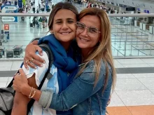 Amalia Granata y su hija Uma