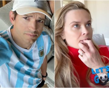 Ashton Kutcher y Reese Witherspoon recordaron la final del mundial: "Deberían agregarla a la Biblia"