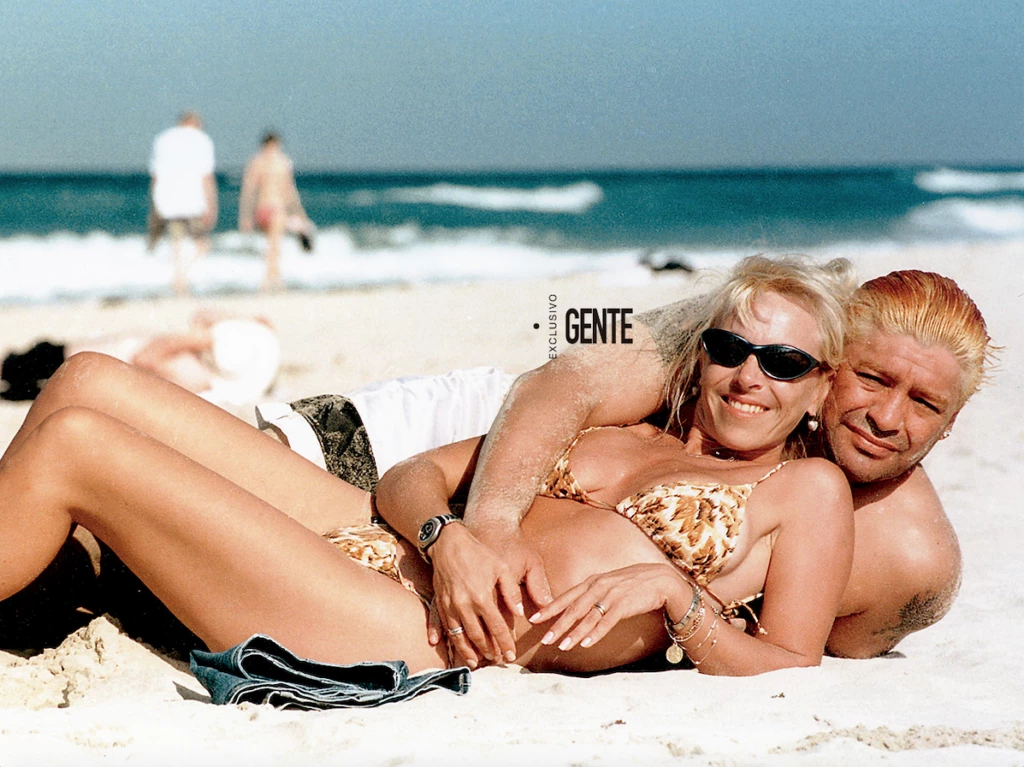 Diego Maradona y Claudia Villafañe en Cuba