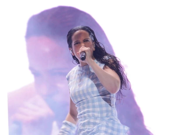 Rosalía en el Lollapalooza 2023. Foto: Martina Cretella.